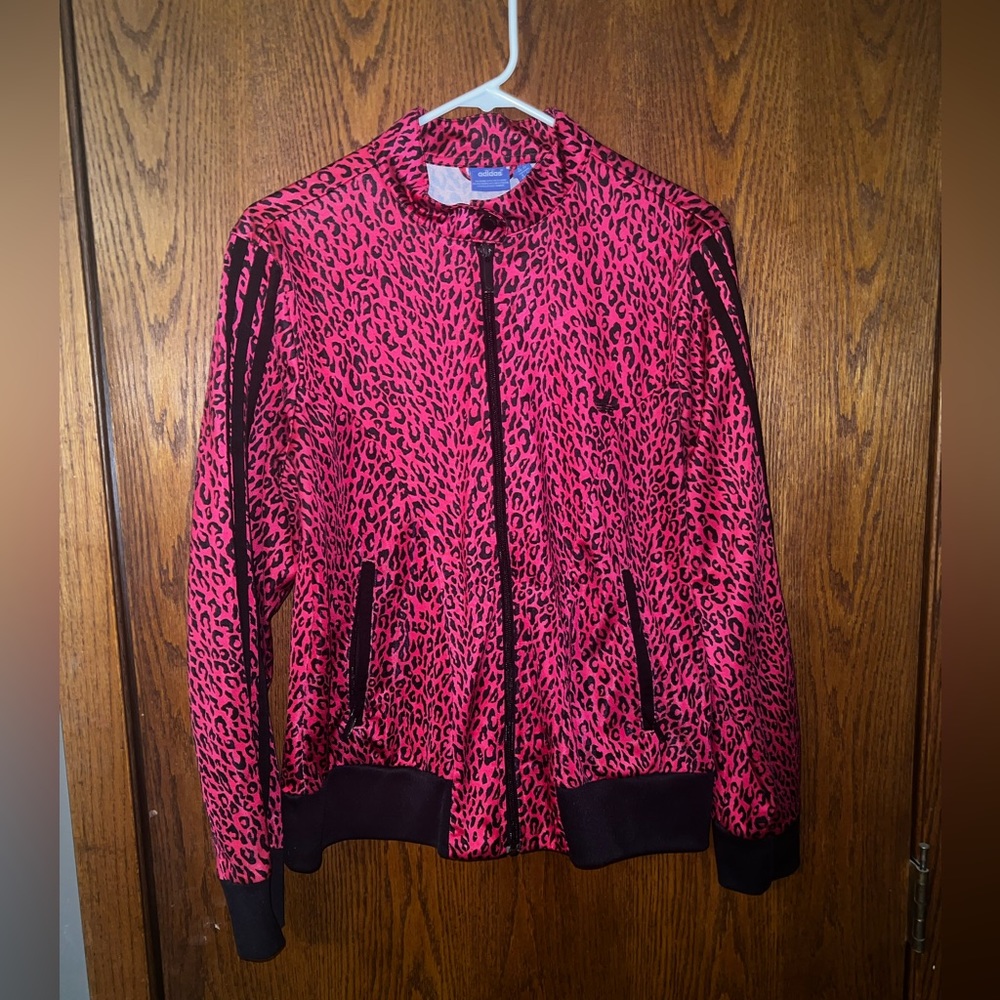 Adidas Animal Print Bomber jacket